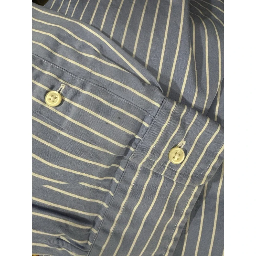 Polo Ralph Lauren designer striped shirt MENS XXL CLASSIC FIT‎ READ